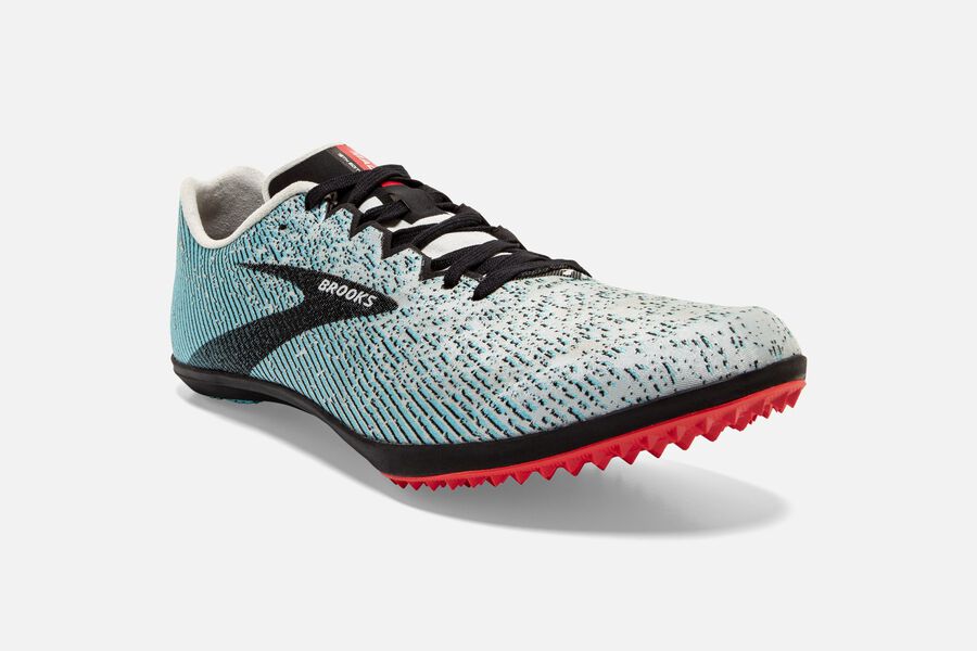 Brooks Israel Mach 19 Spikeless Spikes Shoes Mens - Grey/Black - QGL-846729